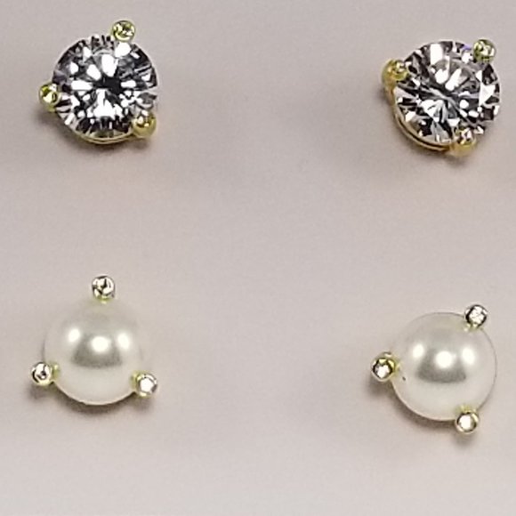 Kate Spade Rise & Shine Stud Earrings 2 Pairs - NEW - Picture 2 of 5